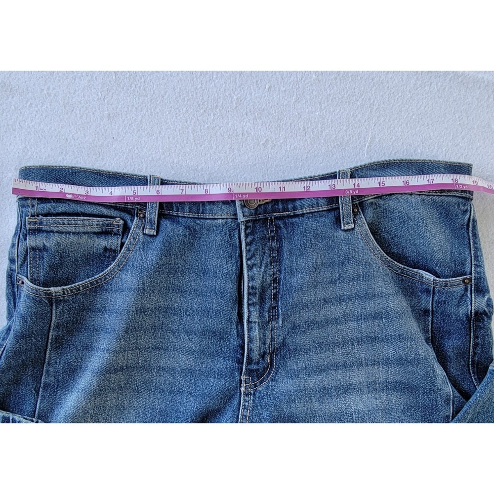 Time and Tru Women's Blue Jeans, Size 16, High Rise, Straight Stretch - Picture 5 of 15